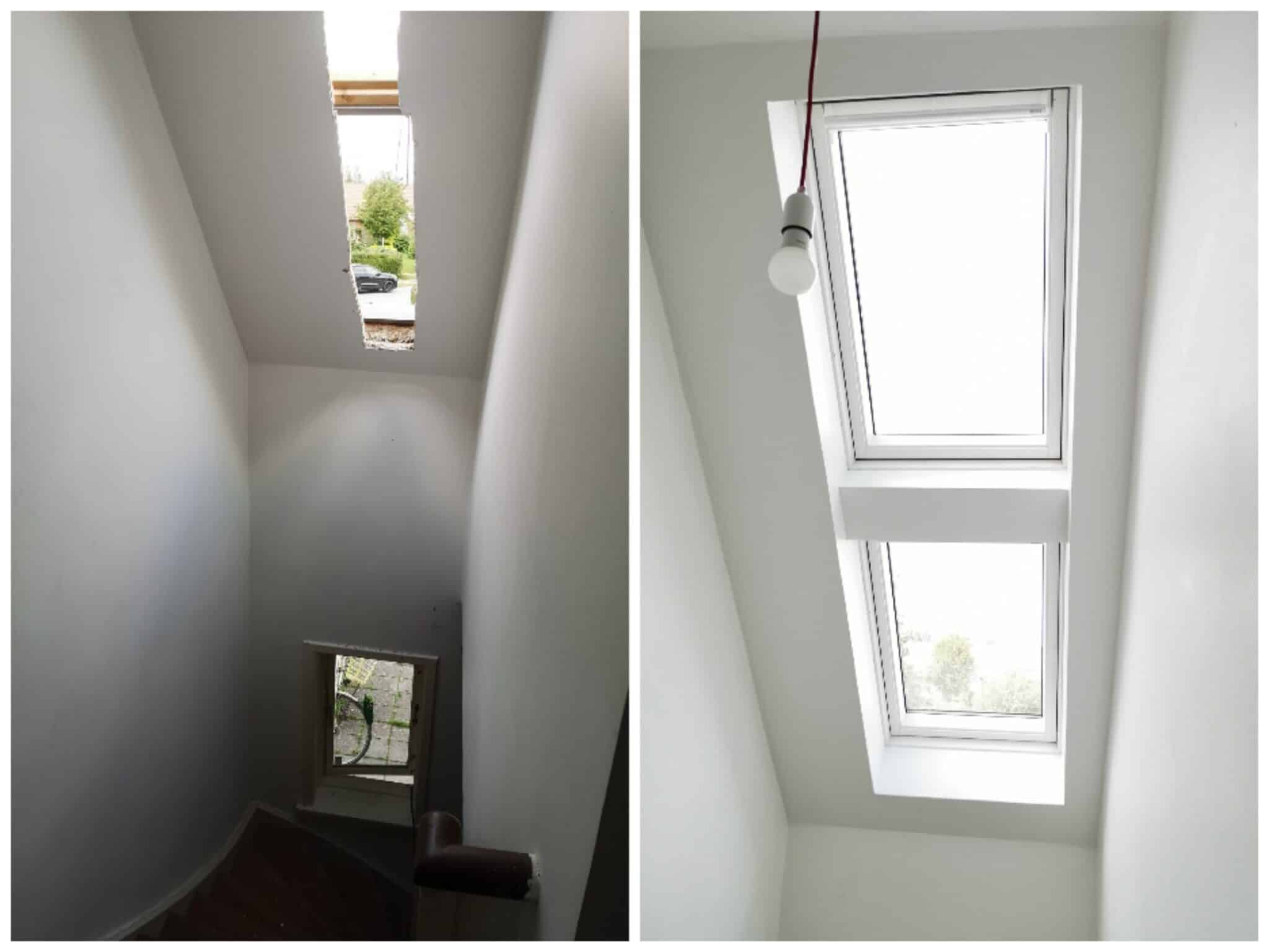Montering af Velux tagvinduer i forbindelse med tagrenovering